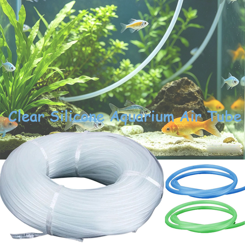 Aquarium Fish Youtube - 透明PVC水槽用エアラインチューブ 4*6mm 魚タンク酸素ポンプホース 1M/3M/5M/10M/20M フレキシブルエアチューブ 家庭用