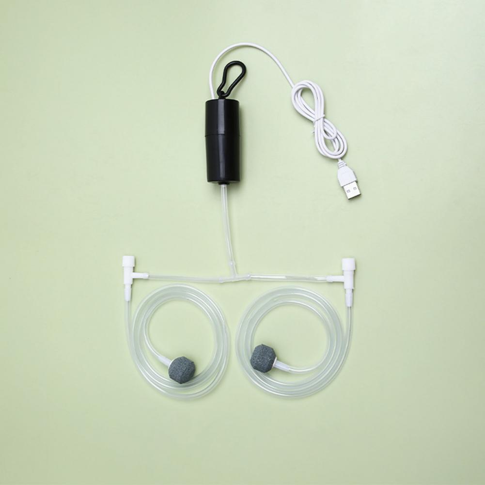 Air Pump Silent - 省エネエアポンプポータブルUSB水槽エアポンプミニサイレント水槽酸素エアレーター省エネバブラー小型用
