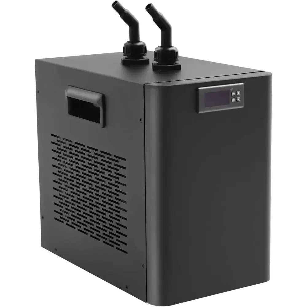 Aquarium Fish Market - 110V空冷式水槽冷却装置、160L/42ガロン容量、家庭用および魚市場の水冷却システムに最適