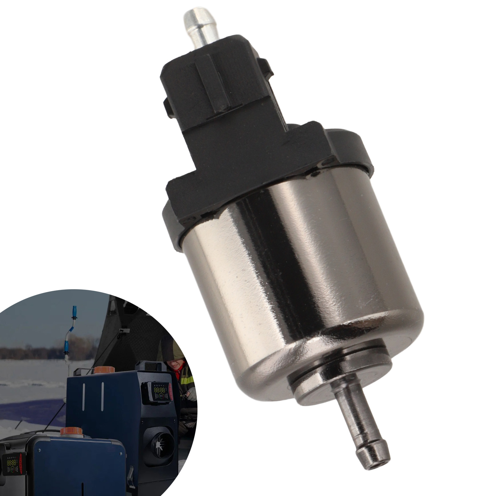 Air Pump Silent - 12V 超静音燃料ポンプカーヒーターディーゼルポンプウェバスト用エバースペーチャーエアパーキングヒーターアクセサリー