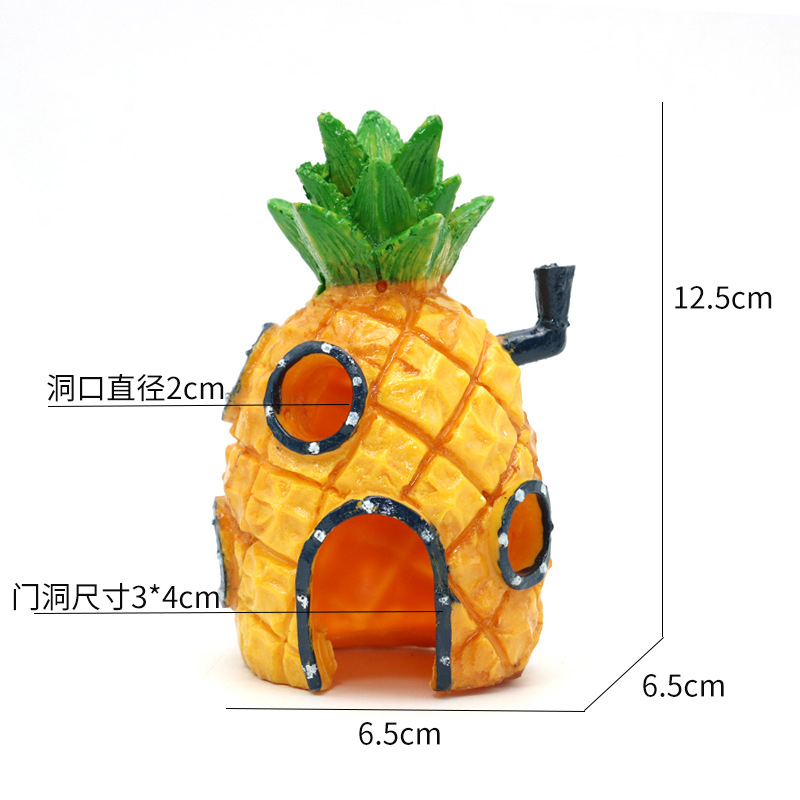 水槽の装飾,パイナップルの家のアクセサリー,水槽の装飾 - Aquarium Fish Cave のレビューと価格