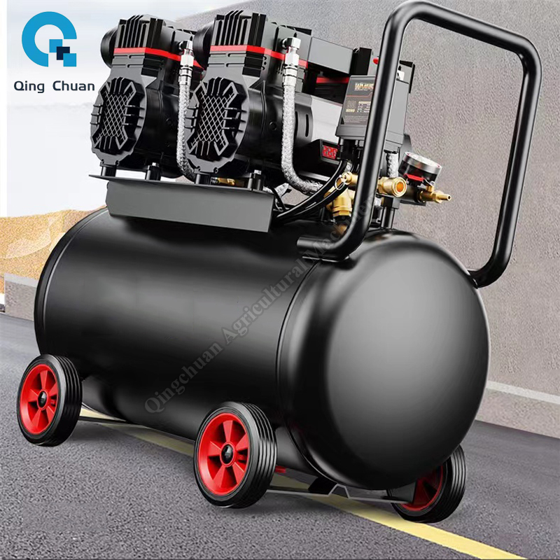 エアコンプレッサー小型 220V 40L 工業グレードオイル - Air Pump Silent のレビューと価格