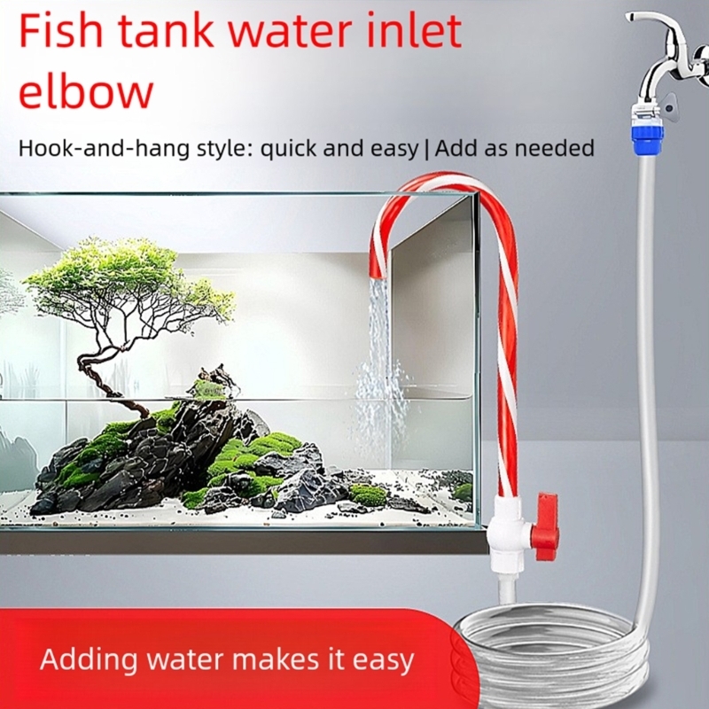 柔軟な位置決め食品安全なプラスチック製水道管付き水槽詰め替え - Aquarium Fish Youtube のレビューと価格