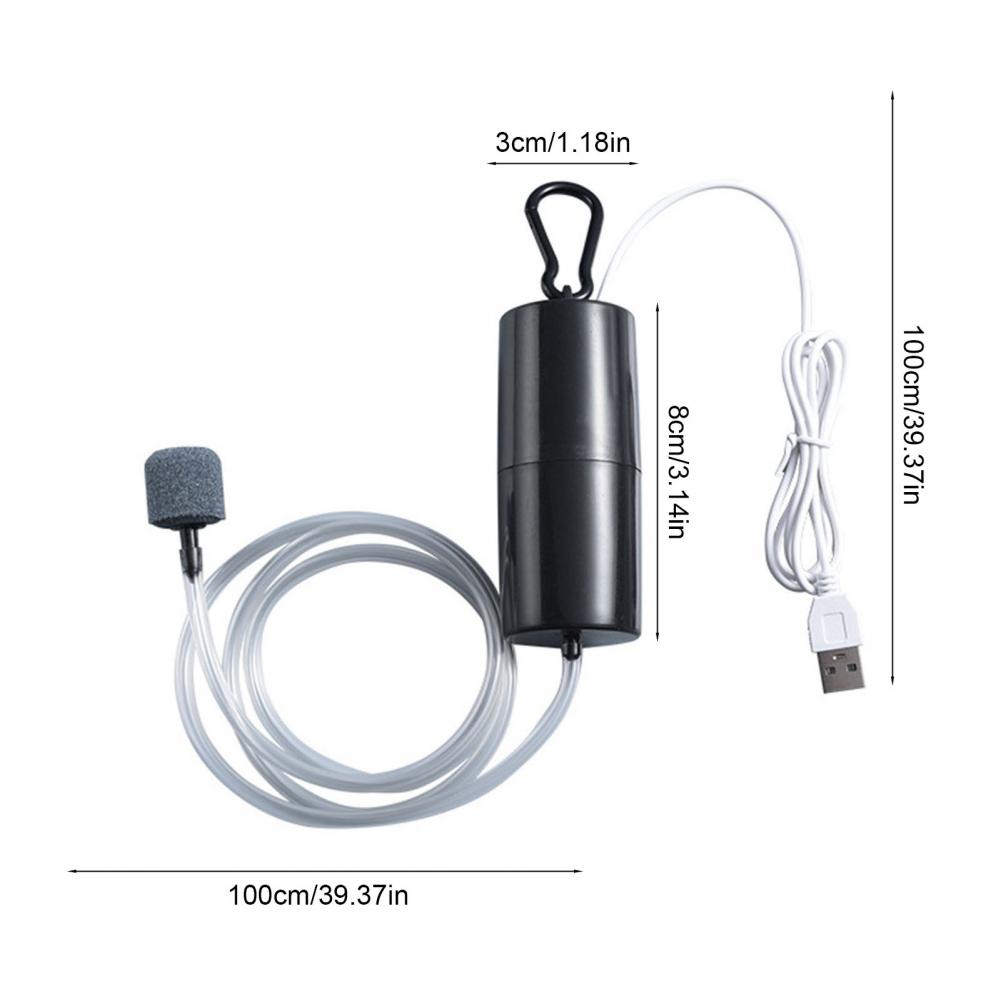 省エネエアポンプポータブルUSB水槽エアポンプミニサイレント - Air Pump Silent のレビューと価格