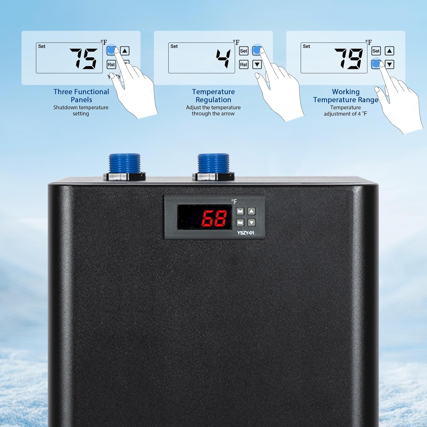 水槽用チラー 79ガロン 1/3馬力 300L 冷水チラー  - All Fish In Aquarium のレビューと価格