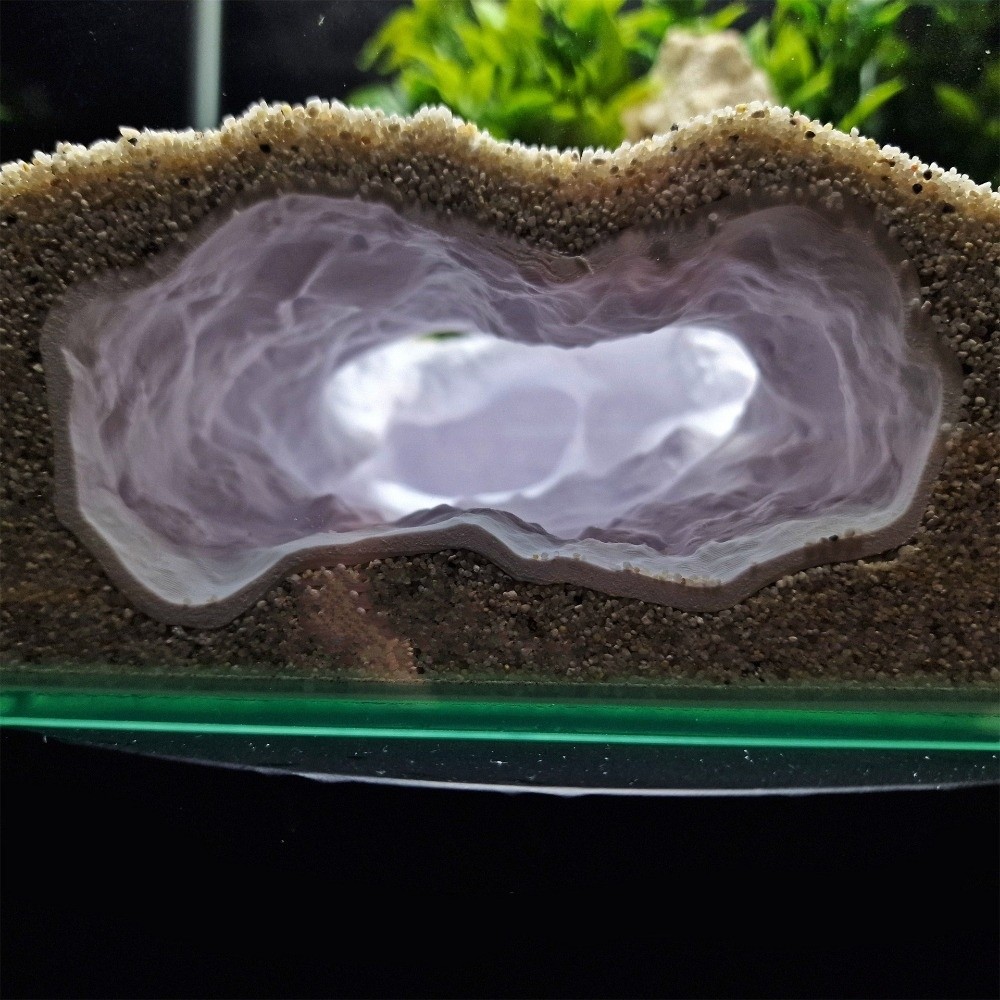 高度にシミュレーションされた水槽魚タンク自然3Dプリント風景 - Aquarium Fish Cave のレビューと価格