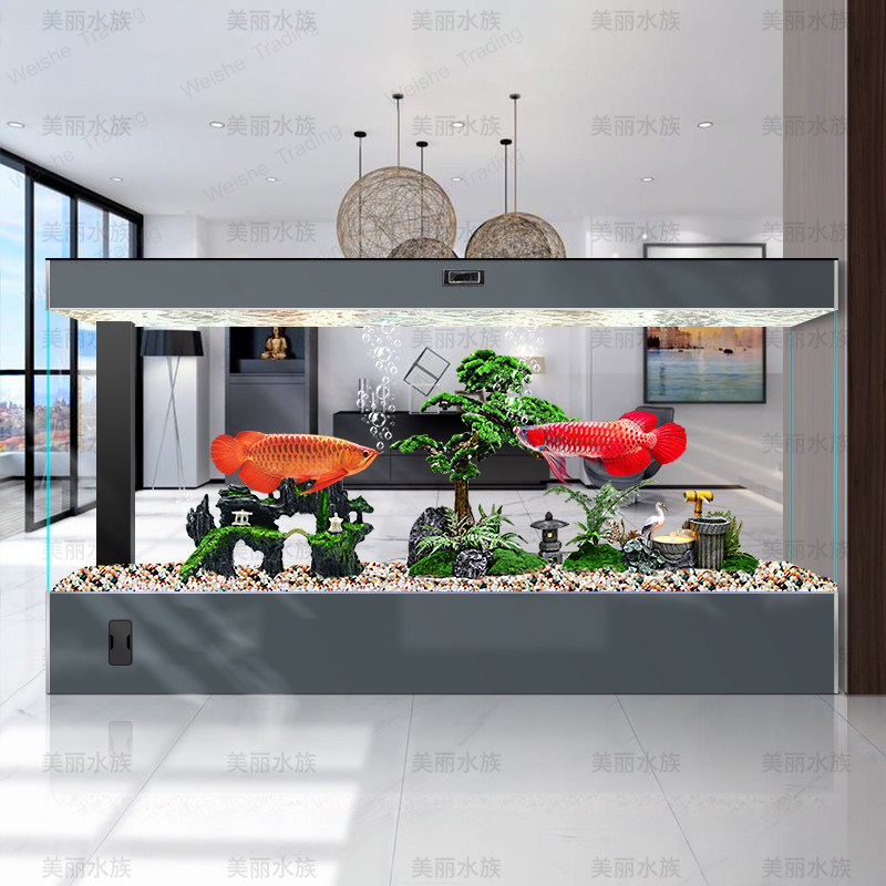 大型自立型金魚水槽、底面フィルター付きセルフクリーニングエコ - All Fish In Aquarium のレビューと価格