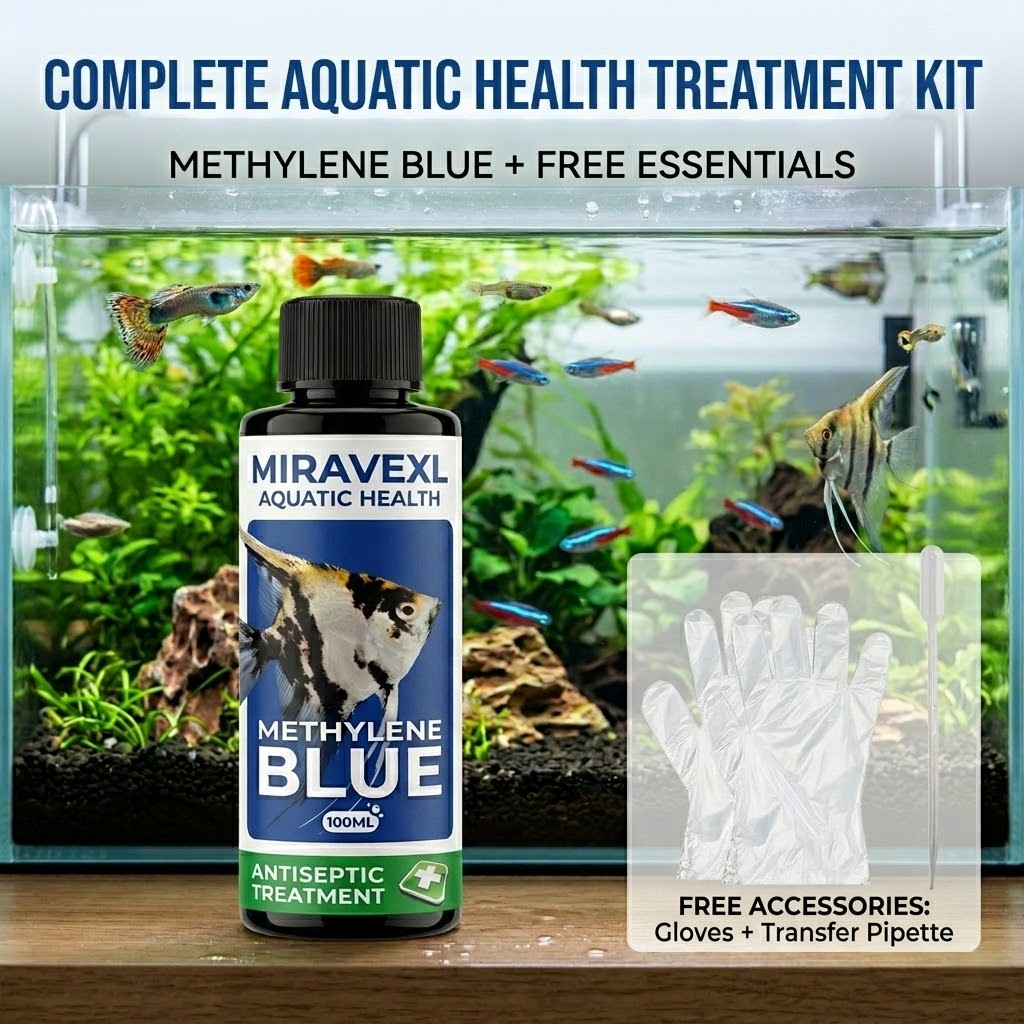 100ml メチレンブルー水槽用消毒剤：迅速な水虫・真菌・寄 - Aquarium Fish Parasites のレビューと価格