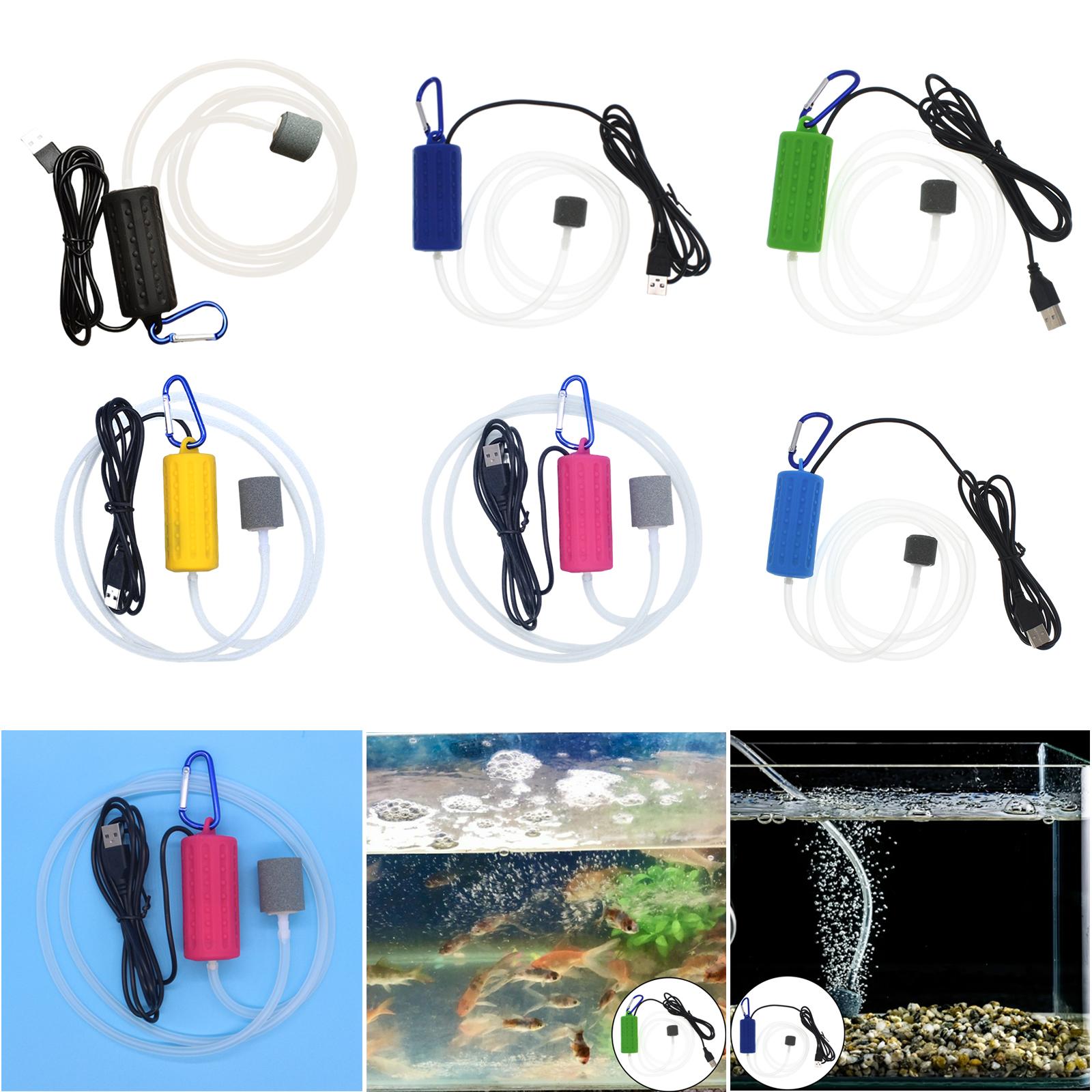 水槽用エアポンプ USBマイクロ酸素サイレントポンプフィルタ - Air Pump Silent のレビューと価格