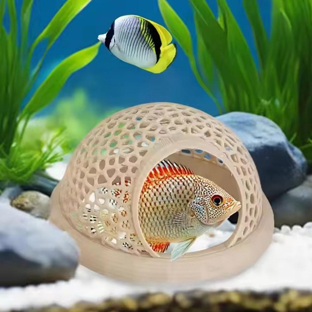 水槽用フローティングケーブ、魚・エビの隠れ家、3-in-1ハ - Aquarium Fish Cave のレビューと価格