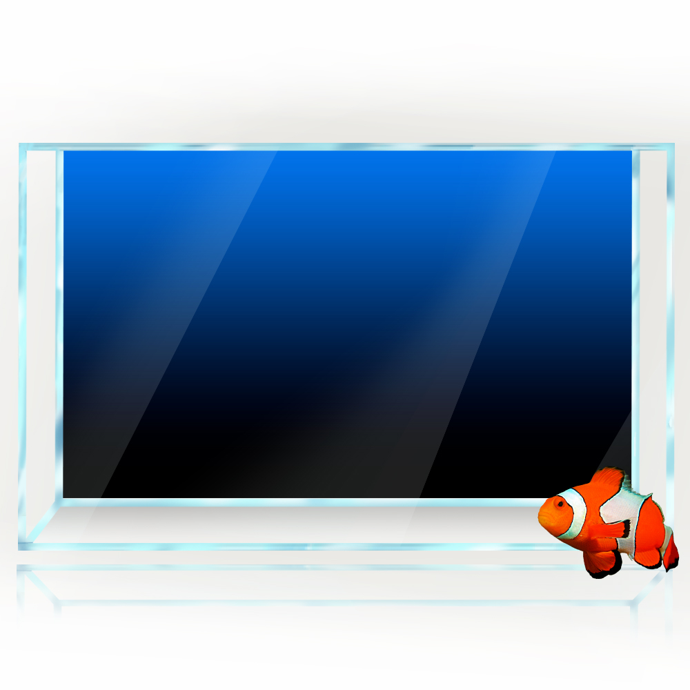 水槽の背景ステッカー黒、緑、青のグラデーションシンプルな印刷 - Aquarium Fish Background のレビューと価格