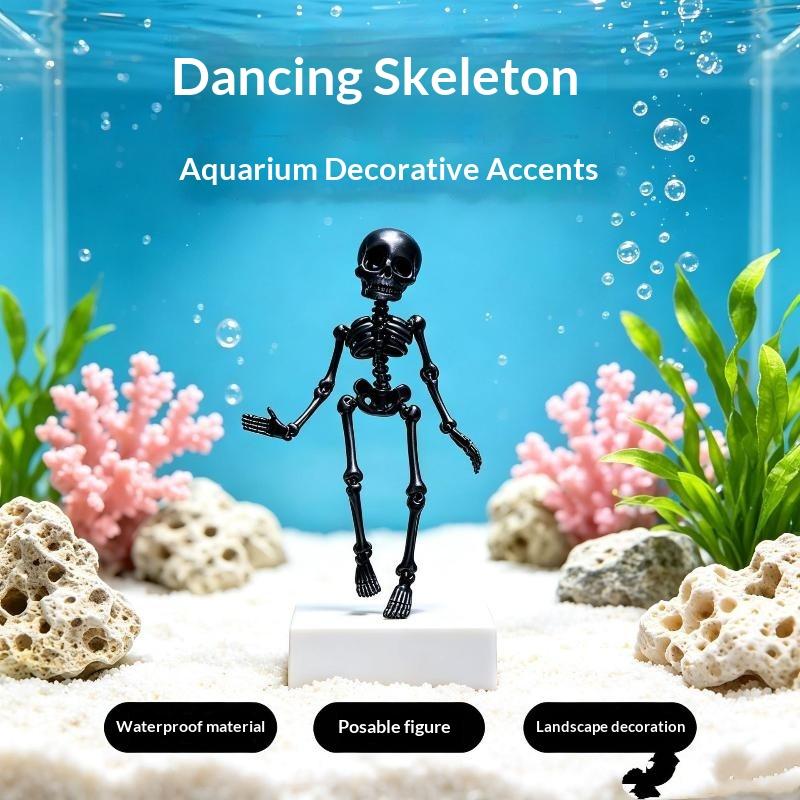 3Dプリント製ダンシングスケルトン水槽バブラー、エアチューブ - Aquarium Fish Youtube のレビューと価格