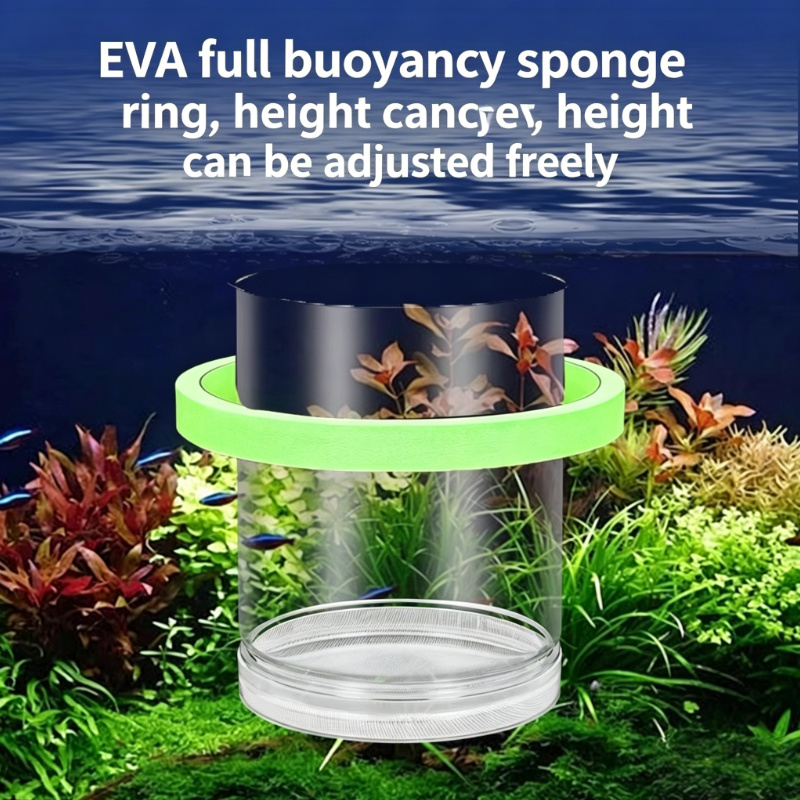 透明なフローティングアクアリウム孵化ボックス、グッピー、ゼブ - Aquarium Fish Cave のレビューと価格