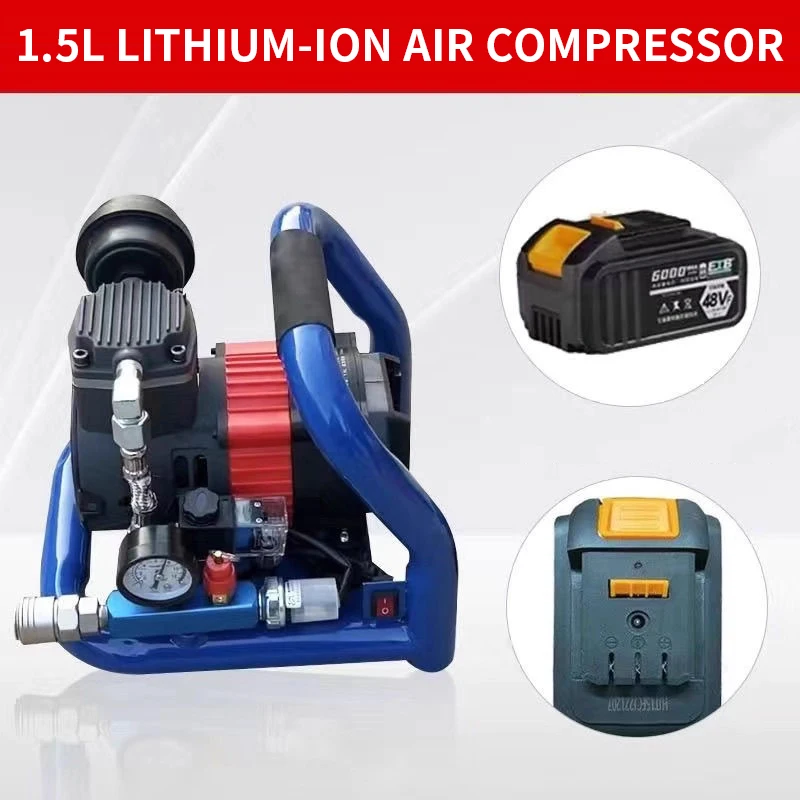 リチウムイオンブラシレス1.5Lエアコンプレッサー、高圧ポー - Air Pump Silent のレビューと価格